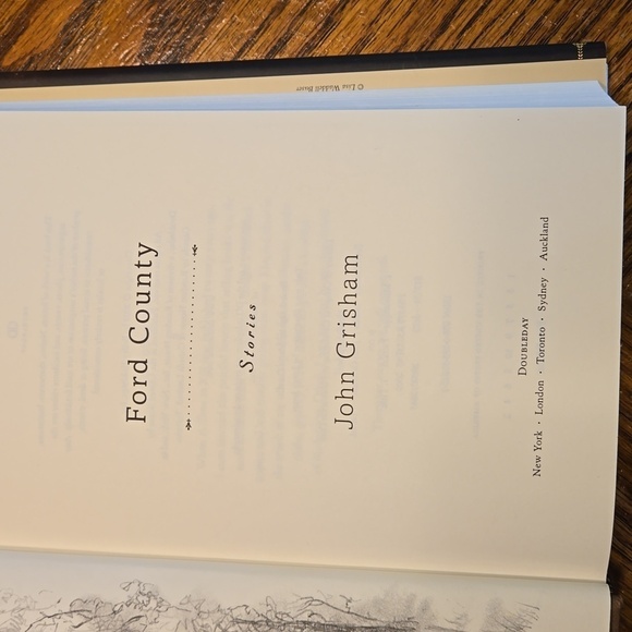 John Grisham First Edition Double Day Book Of Short Stories 'Ford County" - Picture 2 of 4
